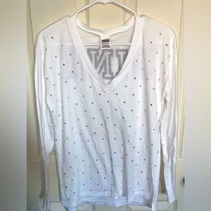 VS PINK Bling Long Sleeve Top